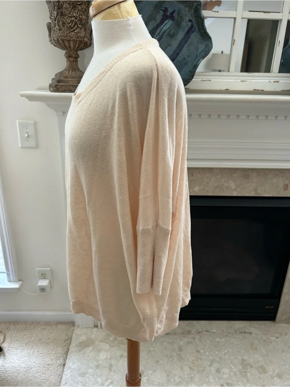 J. Crew Lightweight Scoop Neck Dolman Sleeve Sweater